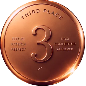 3 coin front side
